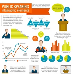 Public speaking concept Royalty Free Vector Image