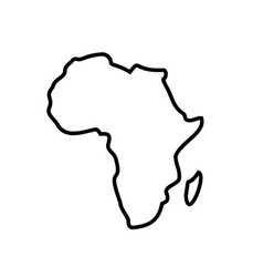 Outline Of African Continent Africa Continent Outline Vector Images (Over 9,000)