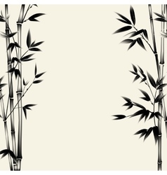 Ink paint bamboo Royalty Free Vector Image - VectorStock