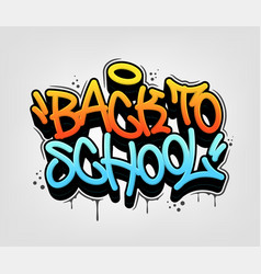 Back to school inspiration poster flat design Vector Image