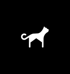 Dog and cat minimalist Royalty Free Vector Image