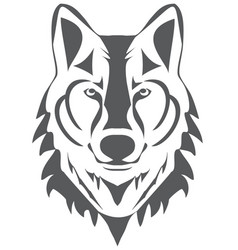 Wolf silhouette Royalty Free Vector Image - VectorStock