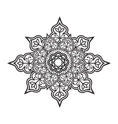 Outline mandala Royalty Free Vector Image - VectorStock