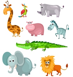 African Animals Royalty Free Vector Image - Vectorstock