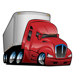 Cartoon truck Royalty Free Vector Image - VectorStock