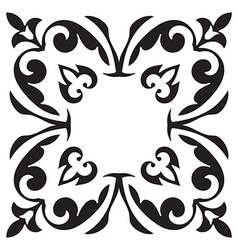 Hand drawing decorative tile frame Italian Vector Image