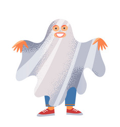 Cute joyful ghost Royalty Free Vector Image - VectorStock