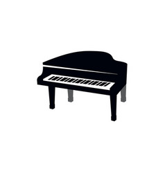 Piano keys and notes Royalty Free Vector Image