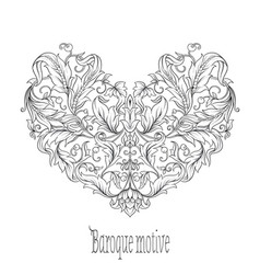 Elements in baroque rococo victorian Royalty Free Vector