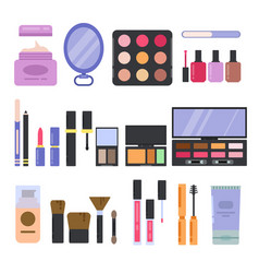 Makeup set Royalty Free Vector Image - VectorStock