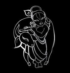 >Krishna Black Vector Images Over 160