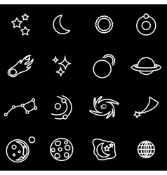 Line space icon set Royalty Free Vector Image - VectorStock