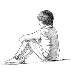 Featured image of post Drawing Sitting On Knees Pose Front