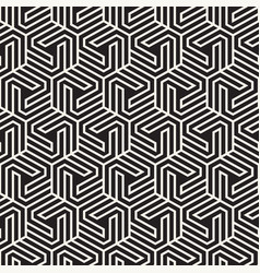 Black white abstract geometric seamless pattern Vector Image