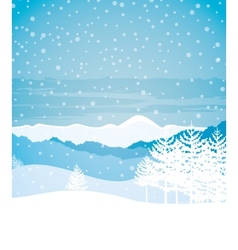 Christmas landscape Royalty Free Vector Image - VectorStock