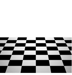 Chess diagonal floor perspective background blue Vector Image