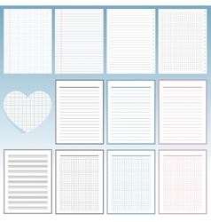 notebook paper background royalty free vector image