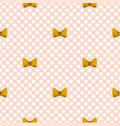 Festive Polka Dot Bow Knots Royalty Free Vector Image