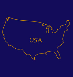 Usa map flag Royalty Free Vector Image - VectorStock
