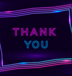 Thank you background with confetti Royalty Free Vector Image