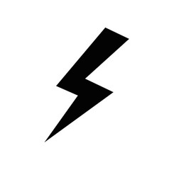 Isolated thunder icon Royalty Free Vector Image
