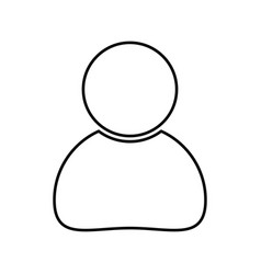 Simple human icon business design isolated on Vector Image