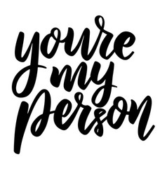 Be my friend lettering phrase on background Vector Image