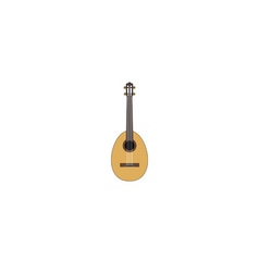 Old italy mandolin Royalty Free Vector Image - VectorStock