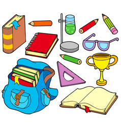 Back to school collection 5 Royalty Free Vector Image