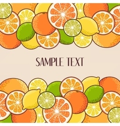 Abstract fruit background Royalty Free Vector Image