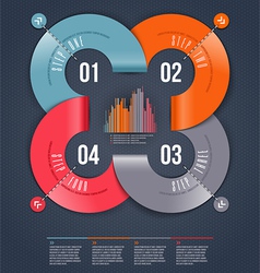 Abstract infographics template design Royalty Free Vector