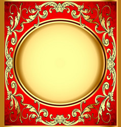 Vintage Golden Frame Royalty Free Vector Image