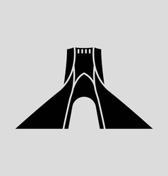 Cityscape of tehran Royalty Free Vector Image - VectorStock