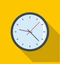 Round analog clock face icon isolated Royalty Free Vector