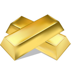 Gold bar icon set Royalty Free Vector Image - VectorStock