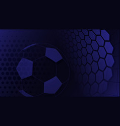 Soccer background in blue colors Royalty Free Vector Image