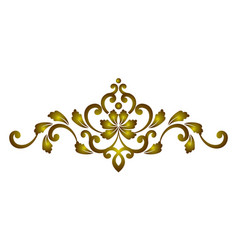 Decorative floral frame Royalty Free Vector Image