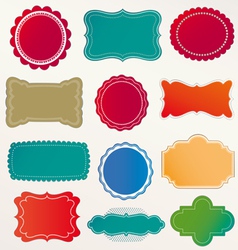 Frame labels Set vintage Royalty Free Vector Image