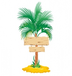 Tropical label Royalty Free Vector Image - VectorStock