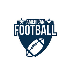 American football graphic design template Vector Image