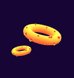 Cocci bacteria cell realistic Royalty Free Vector Image