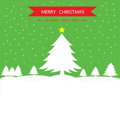 A collection christmas trees set Royalty Free Vector Image