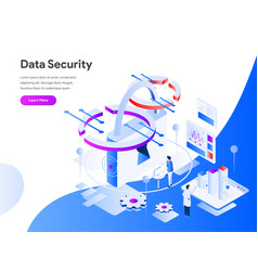Internet security isometric modern flat Royalty Free Vector