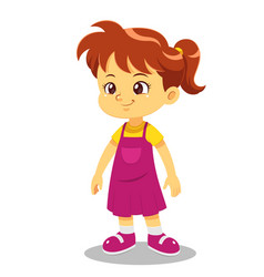 Girl cartoon Royalty Free Vector Image - VectorStock