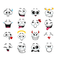 Face Expression Isolated Feelings Icons Set Vector Image