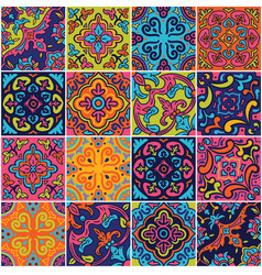 Madrid ceramic tiles blue souvenir Royalty Free Vector Image Madrid ceramic tiles blue souvenir Royalty Free Vector Image