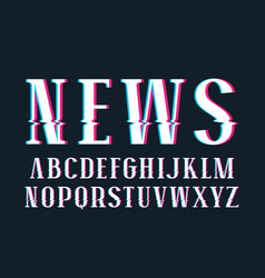distorted font vector images over 230 sliced font