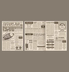 old newspaper front page vector images 56 classic newspaper template