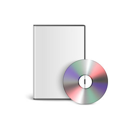 Blank cd case Royalty Free Vector Image - VectorStock