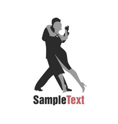 Tango dance clipart collection set couples of Vector Image